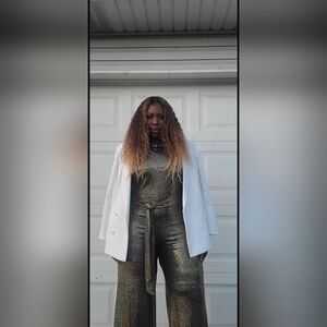 Gold Metallic Jumpsuit